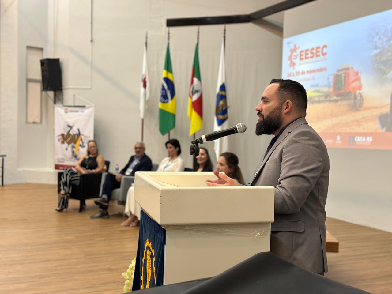 Coordenador estadual do CDER-RS, Eng. Civ. Alex Gobbato